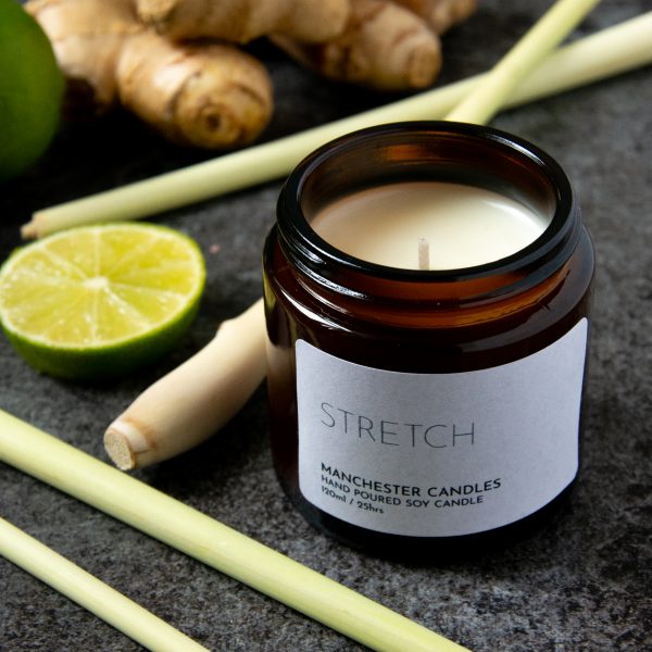 lemongrass & ginger aromatherapy candle