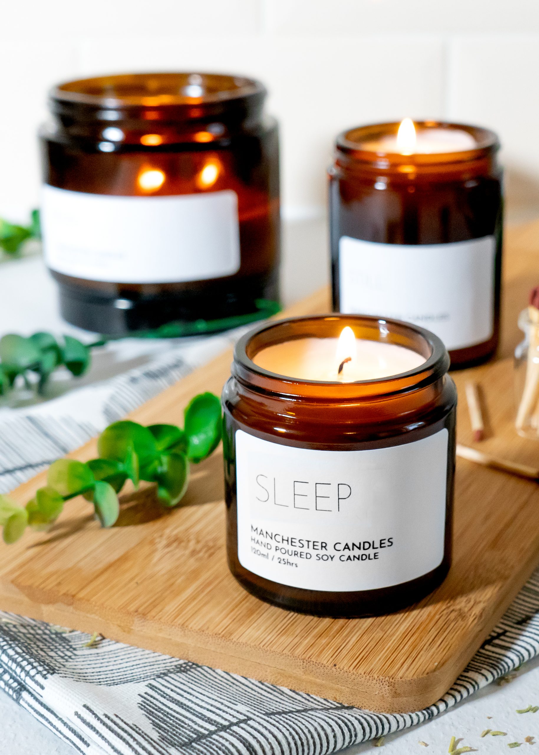 SLEEP Lavender Aromatherapy Candle - Manchester Candles